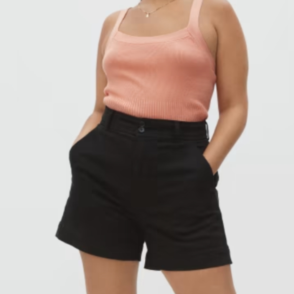 Everlane Way High Twill Shorts